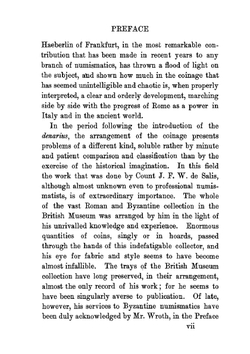 Historical Roman coins from the earliest times to the reign of Augustus | George Francis Hill