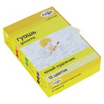 Гуашь ГАММА "Юный художник NEW", 12 цветов по 17,5 мл, без кисти, картонная упаковка, 221008