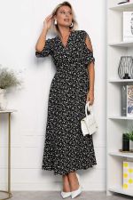 Платье Летнее вдохновение (черное) П14146-1М LT Collection
