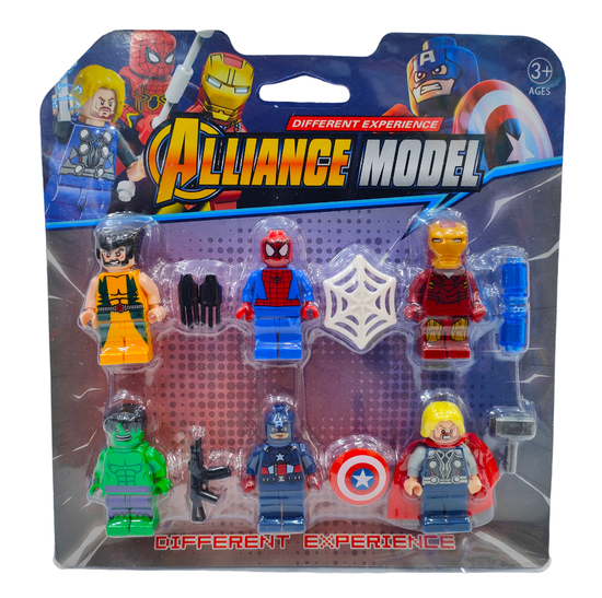 Набор мини-фигурок "Мстители" 6 шт