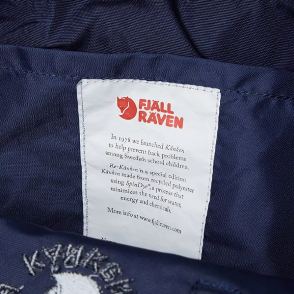 Рюкзак Fjallraven Re-Kanken 558 темно синий