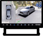 Магнитола для Toyota Land Cruiser 200 2015-2021 (без JBL) - Teyes CC3-2K-360 монитор 13" 2K QLED на Android 10, 6Гб+128Гб, CarPlay, 4G SIM-слот, 4 камеры в комплекте