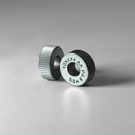 10x4x4 AA P0.6 HSS Ролик для накатки рифления