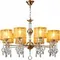 Люстра потолочная ILLUMICO E14  IL6219-8P-27 GD