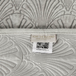 Покрывало 240x260 Sofi De MarkO Розалин светло-серое