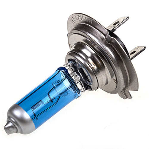 Лампа H7 12V 55W Px26d набор +30% XENON WHITE 2 шт (SKYWAY)