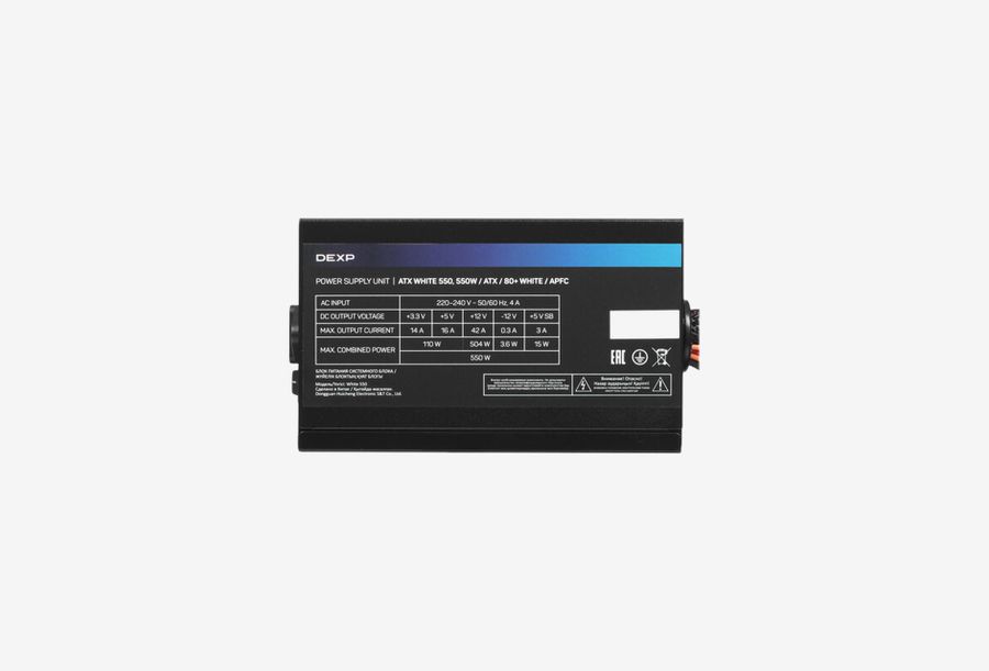 DEXP ATX White 550_0426709110336