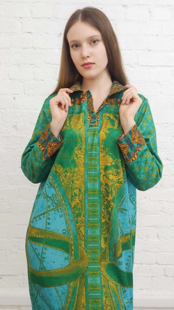 Платье "Небесный атлас", по мотивам иллюстраций из Небесного атласа Андреаса Целлариуса «Гармония Макрокосмоса»