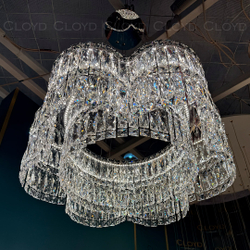 Люстра Cloyd ANTREA-B C1 / Ø50 см - хром (арт.11626)