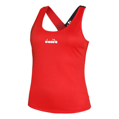 Женская теннисная майка Diadora L. Tank Top Women - Red, Black