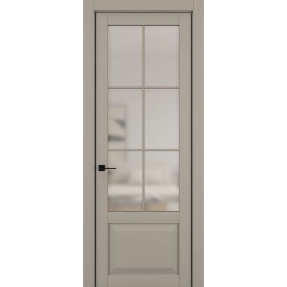 Цена на Межкомнатная дверь керамик NC 6 бежевый остеклённая Купить Межкомнатная дверь керамик NC 6 бежевый остеклённая