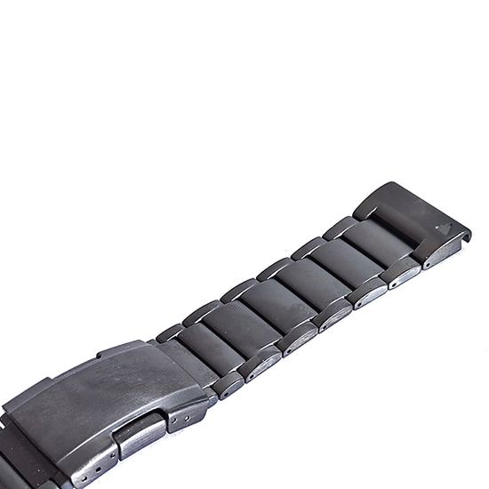 Браслет титановый QuickFit 26 мм для Garmin Fenix 7x 6x 5x, Tactix 7 Delta, Enduro 2, Instinct 2X быстросъемный (Черный)