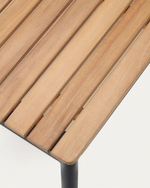 Aiguafreda Набор из 2-местного дивана, 2 кресел и журнального столика из серого алюминия и акации