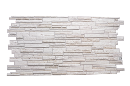 ПАНЕЛЬ РЕГУЛ 0,3 КАМЕНЬ ПЛАСТУШКА БЕЛАЯ 980Х489ММ