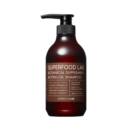 Шампунь с биотином и натуральными маслами Superfood Lab Biotin Oil Shampoo