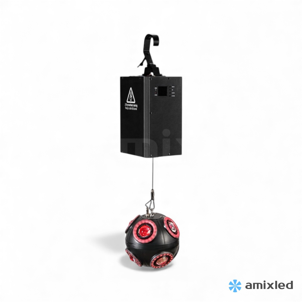 Лебедка сценическая со светодиодным шаром CrossLine Winch + 21 cm Football LED