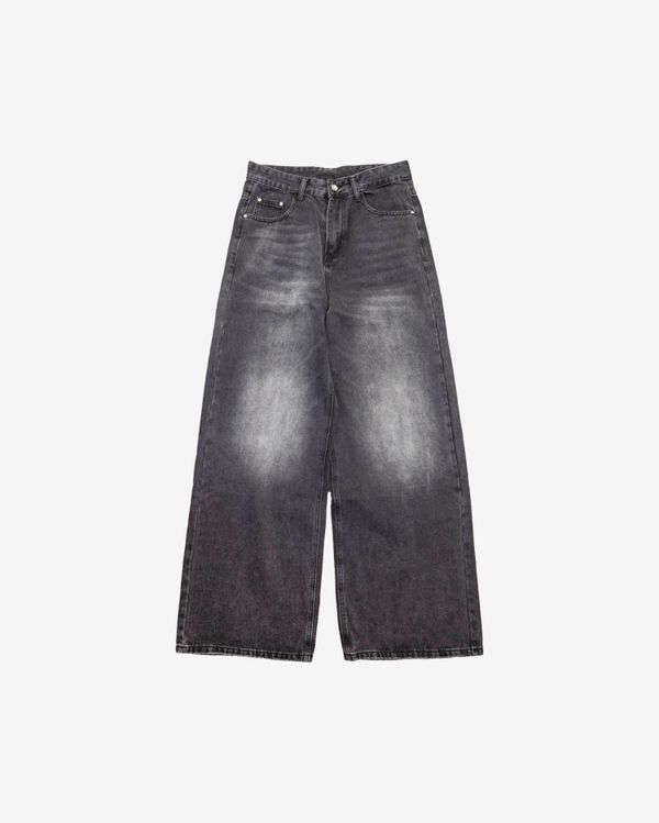 Джинсы багги черные - фото 1