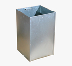 Вкладыш для урны прямой 325*200/325*200 L 550 мм оцинкованная сталь 0,5мм