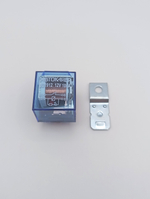 Реле 5-ти контактное, комплект из ДВУХ штук, реле автомобильное 12V 100А с индикатором, с кронштейном, прозрачное