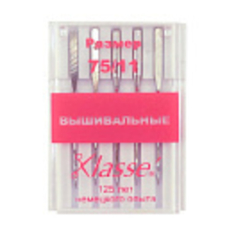 Иглы для БШМ вышивальные 75/11 A6180.75 Klasse