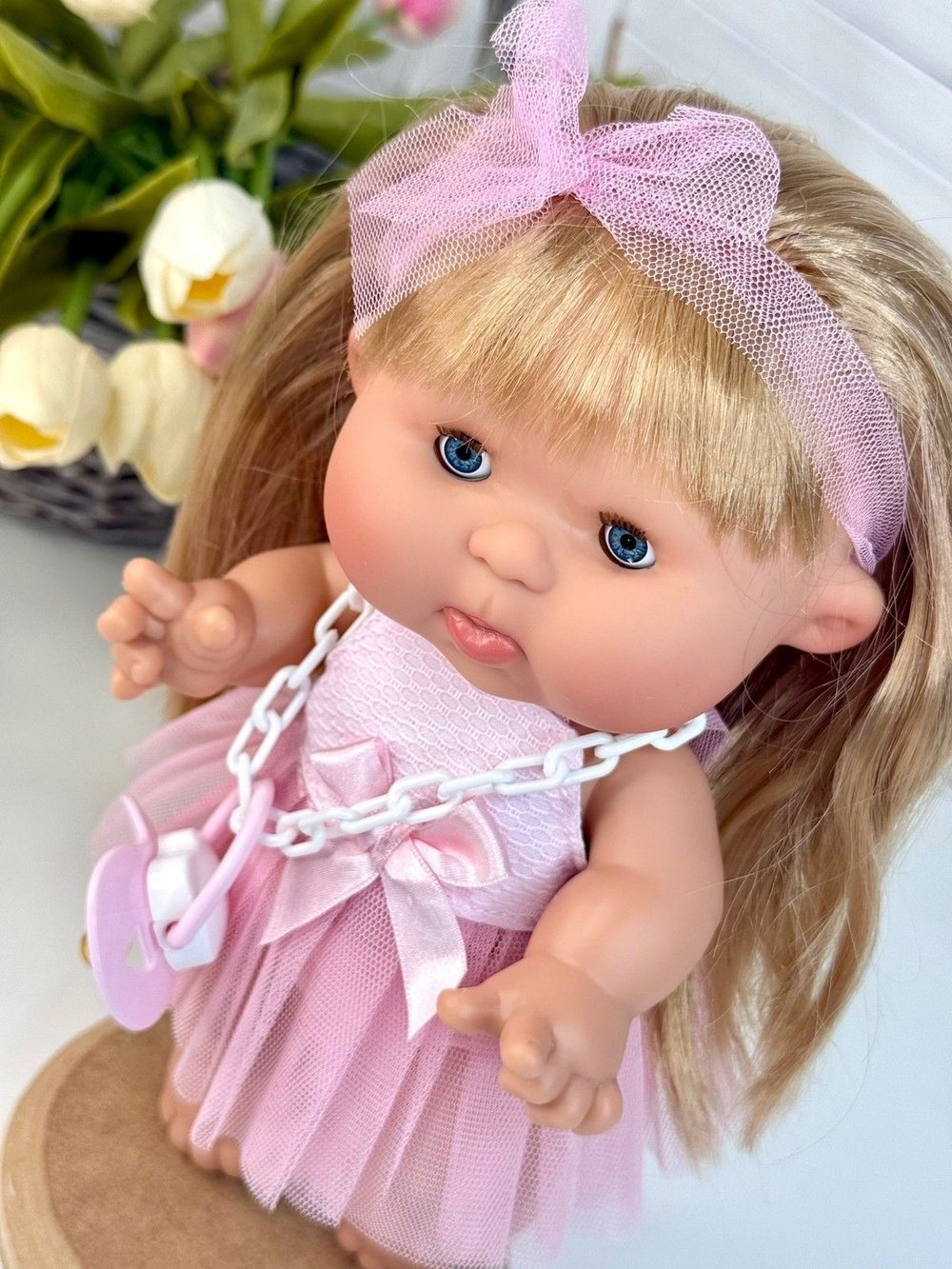 Пупс Nines 26см PEPOTE с закрывающими глазками (N804B4)