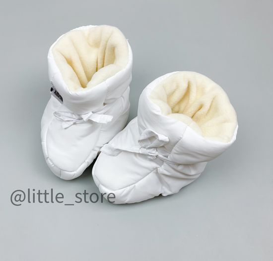 Пинетки демисезонные "Коди" Белоснежные