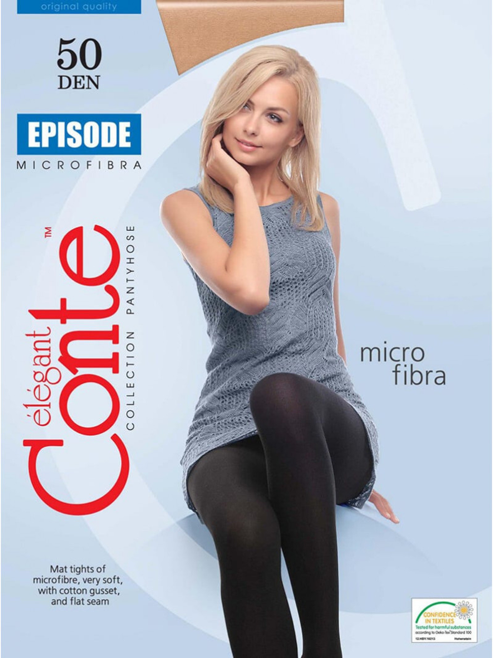 CONTE EPISODE 50 (плотные колготки из нитей микрофибры и Lycra)