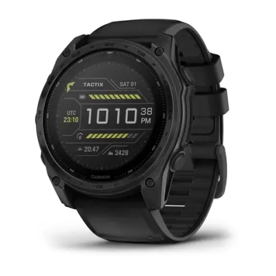 Смарт часы Garmin Tactix 8 51 мм, Solar с черным ремешком