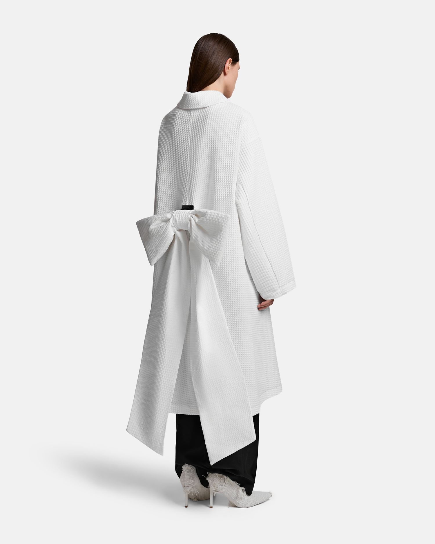 ПЛАТЬЕ ПЛАЩ С БАНТОМ