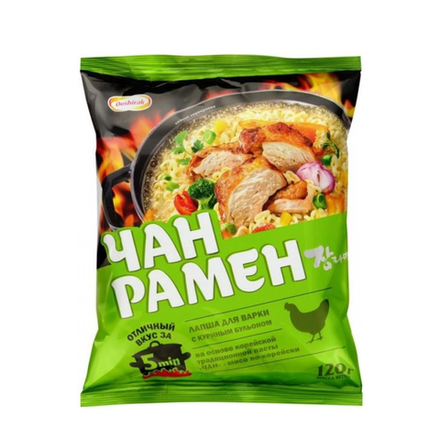 Лапша Чан Рамен с куриным бульоном 120 гр