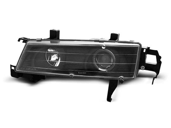 Передние фары Honda Prelude 4 angel eyes black