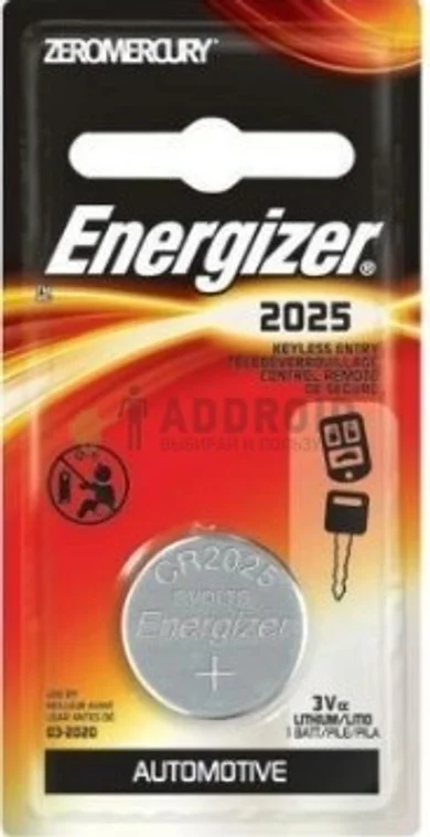Батарейка Energizer CR2025 BL1