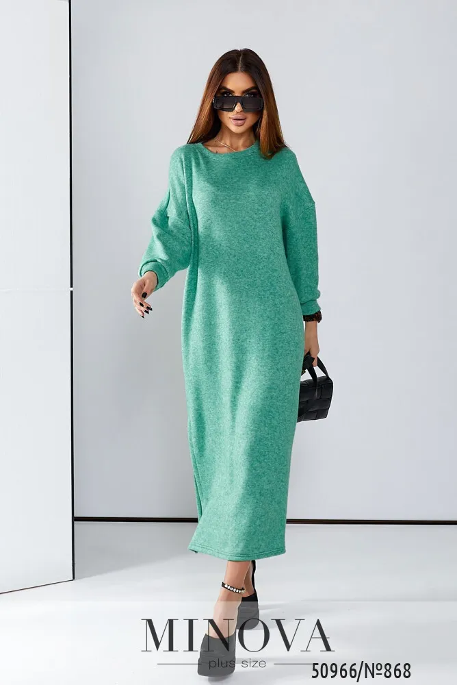 Платье 868-зеленый Minova
