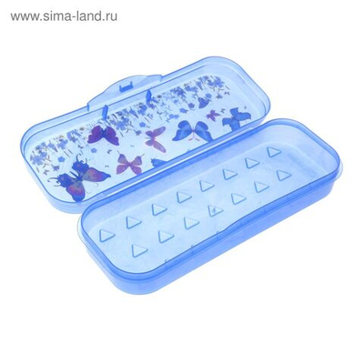 Пенал-футляр Стамм Primavera Бабочки , 90 х 217 х 43 мм, пластиковый, микс