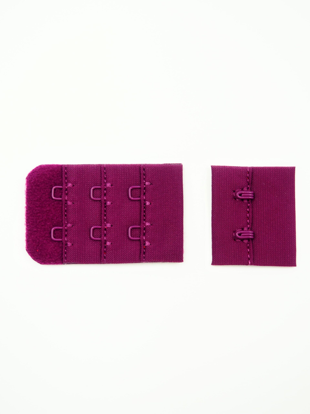 Застежка для бюстгальтера слива с крючками 2х3