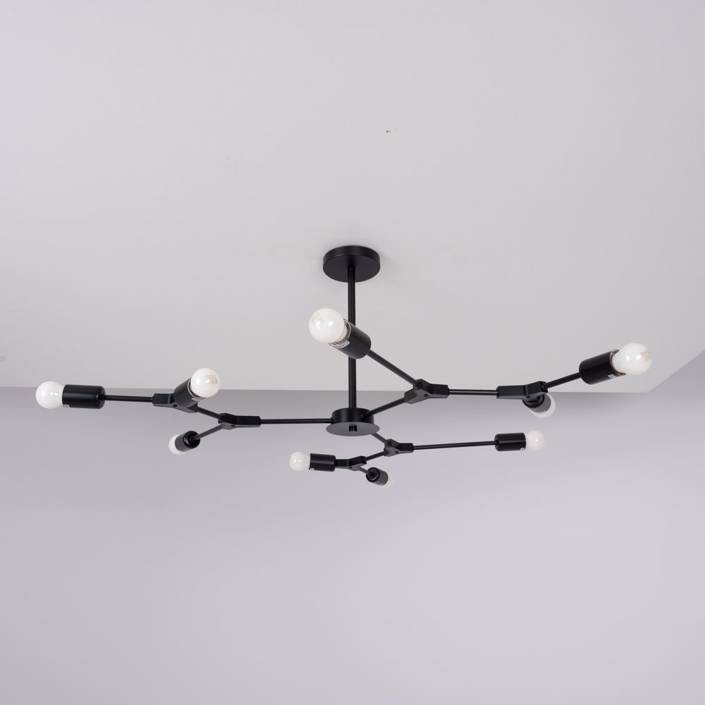 Люстра На Штанге Late D103 Black By Imperiumloft