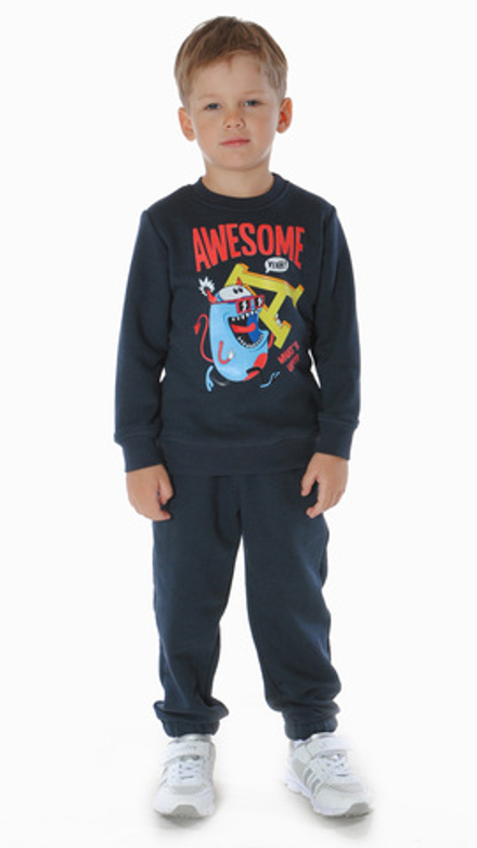 Брюки трикотажные для мальчика 2-8 лет Fleur de Vie