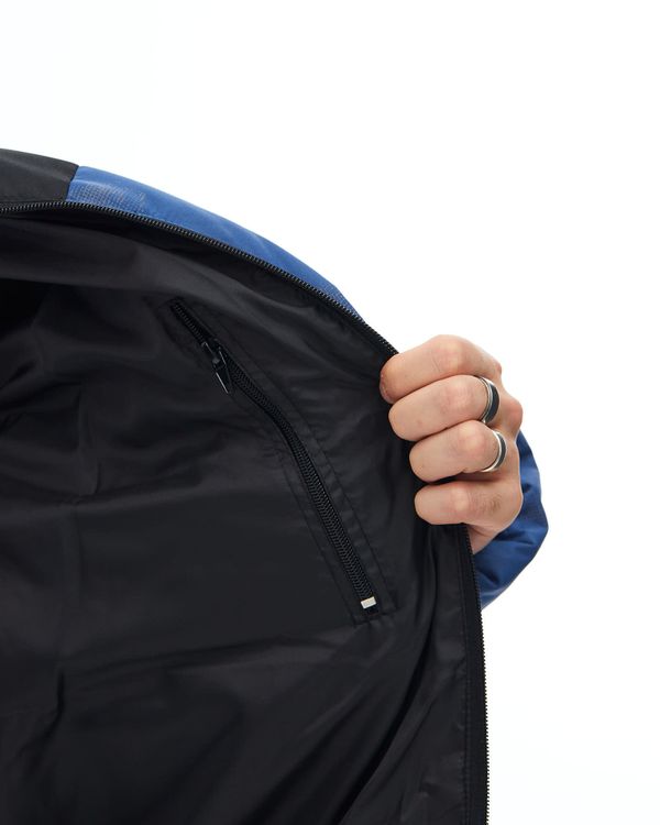 Пуховик Downjacket RF Print темно-синий - фото 8