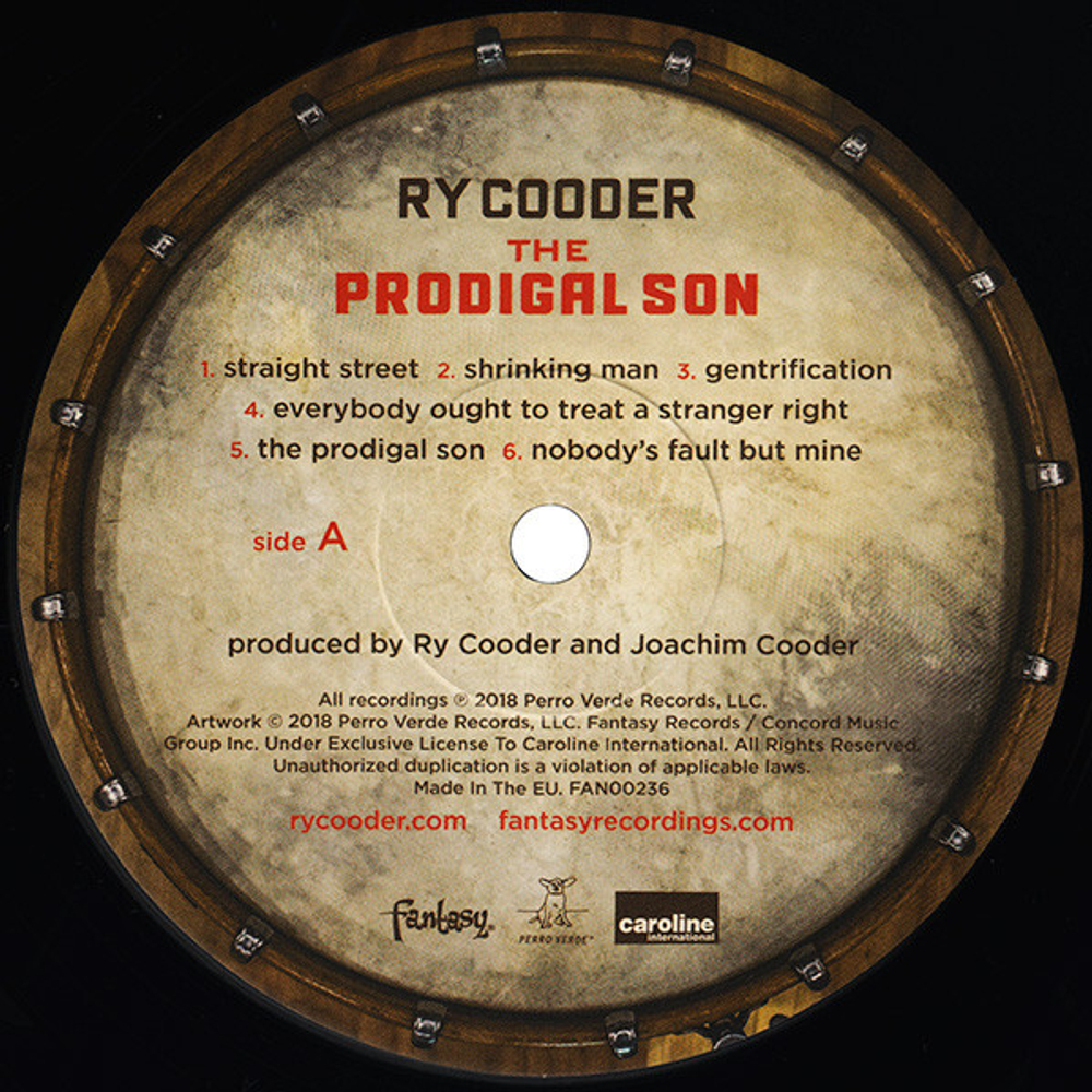 Ry Cooder / The Prodigal Son (LP)