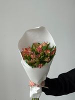 Охапка альстромерии в розовом оттенке 10 шт