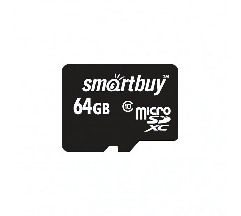 64 Gb microSD Smartbuy Class 10 без адаптера