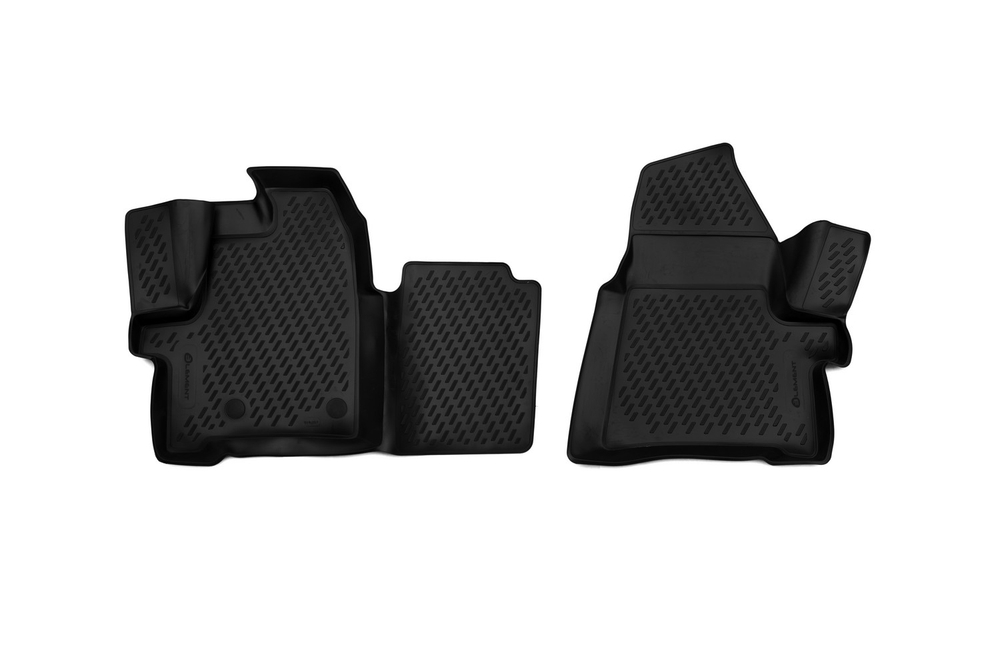 Коврики 3D в салон FORD Tourneo Custom (1+1 seats), 2013- , 2 шт. (полиуретан) Element.CARFRD00021K