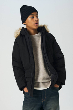 H&M Утеплённая парка, черный