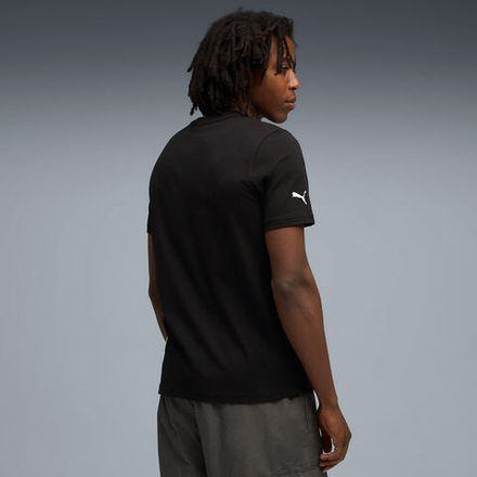 PUMA X SCUDERIA FERRARI МУЖСКАЯ ФУТБОЛКА SPORTSWEAR COLOURED SHIELD, ЧЕРНЫЙ
