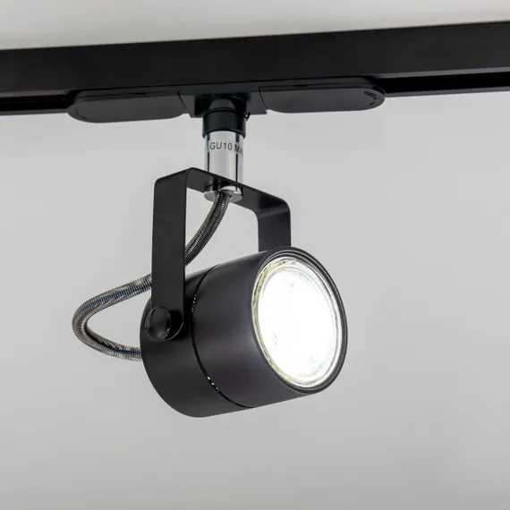 CL525T11N Ринг Черный Св-кТрековый LED 5W*4000K
