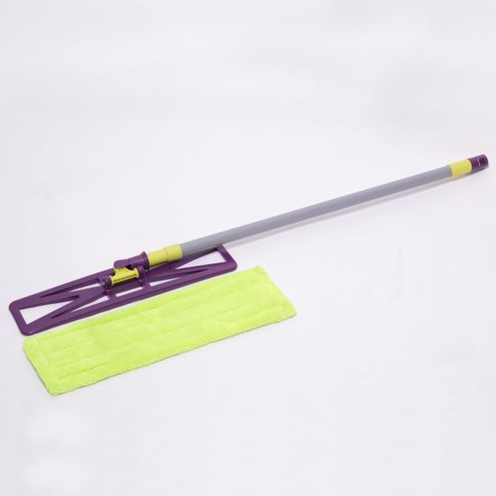 Полотер с основанием 40х10 см, насадкой из микрофибры и телескопической рукояткой 78-128 см Valsar