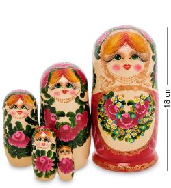 Народные промыслы МР-60/ 3-A Матрешка 5м «Злата»