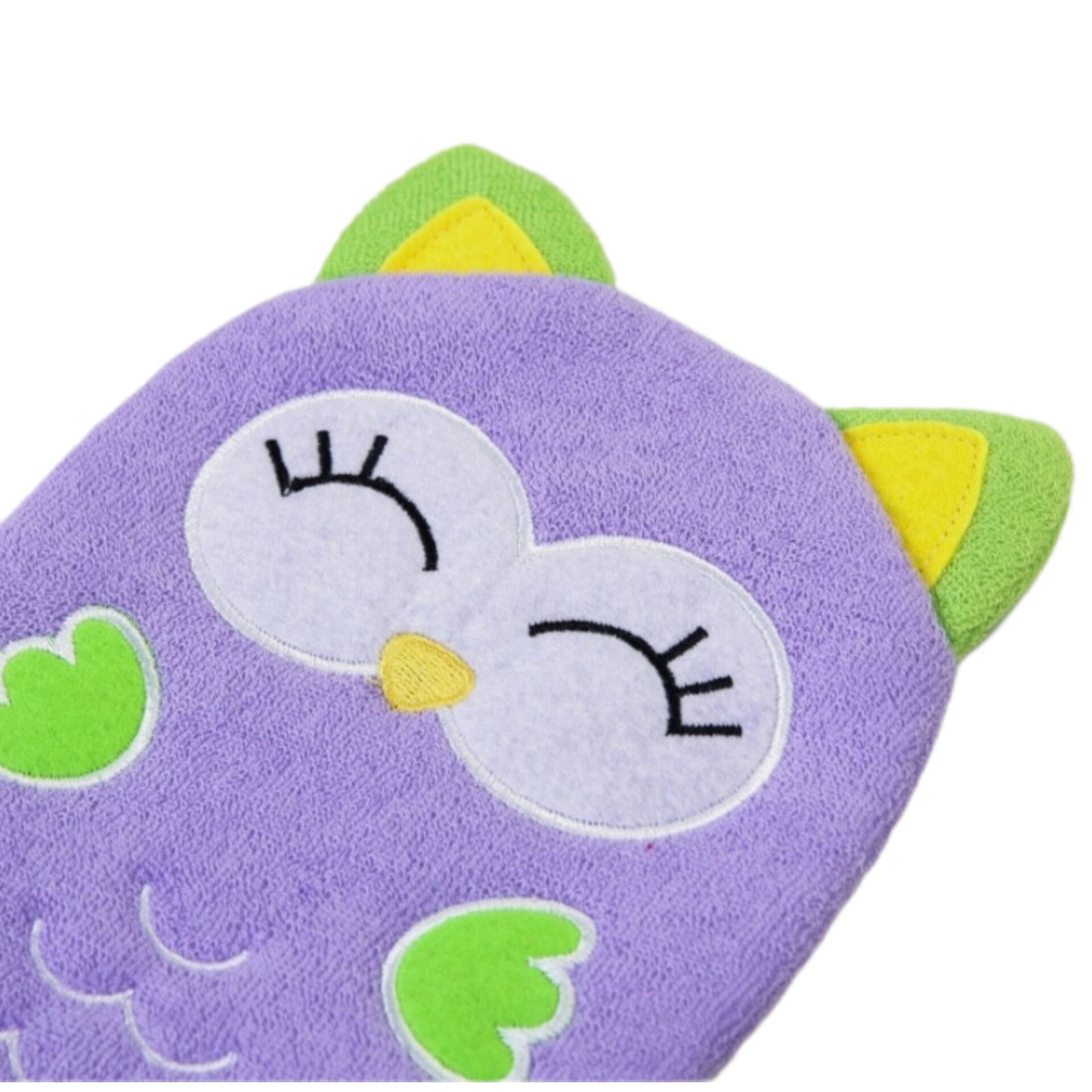 Детская мочалка - рукавичка лис