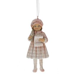 GAEM Фигурка декоративная подвесная "Девочка", L5,5 W4,5 H11 см, 2в.