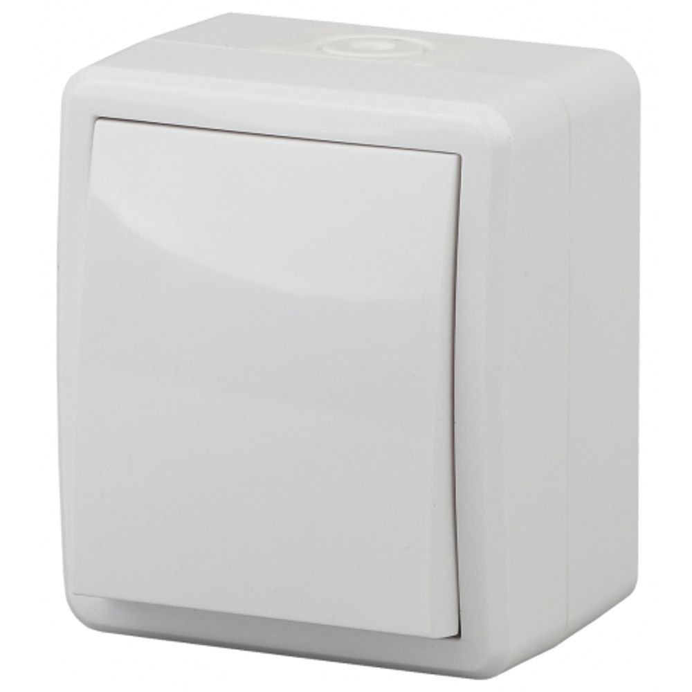 Выключатель ЭРА Эксперт 11-1401-01 IP54 10АХ-250В ОУ белый